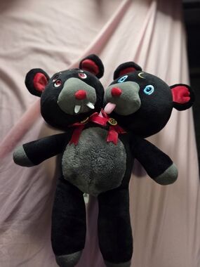 Killstar Two-Headed Plush Bear